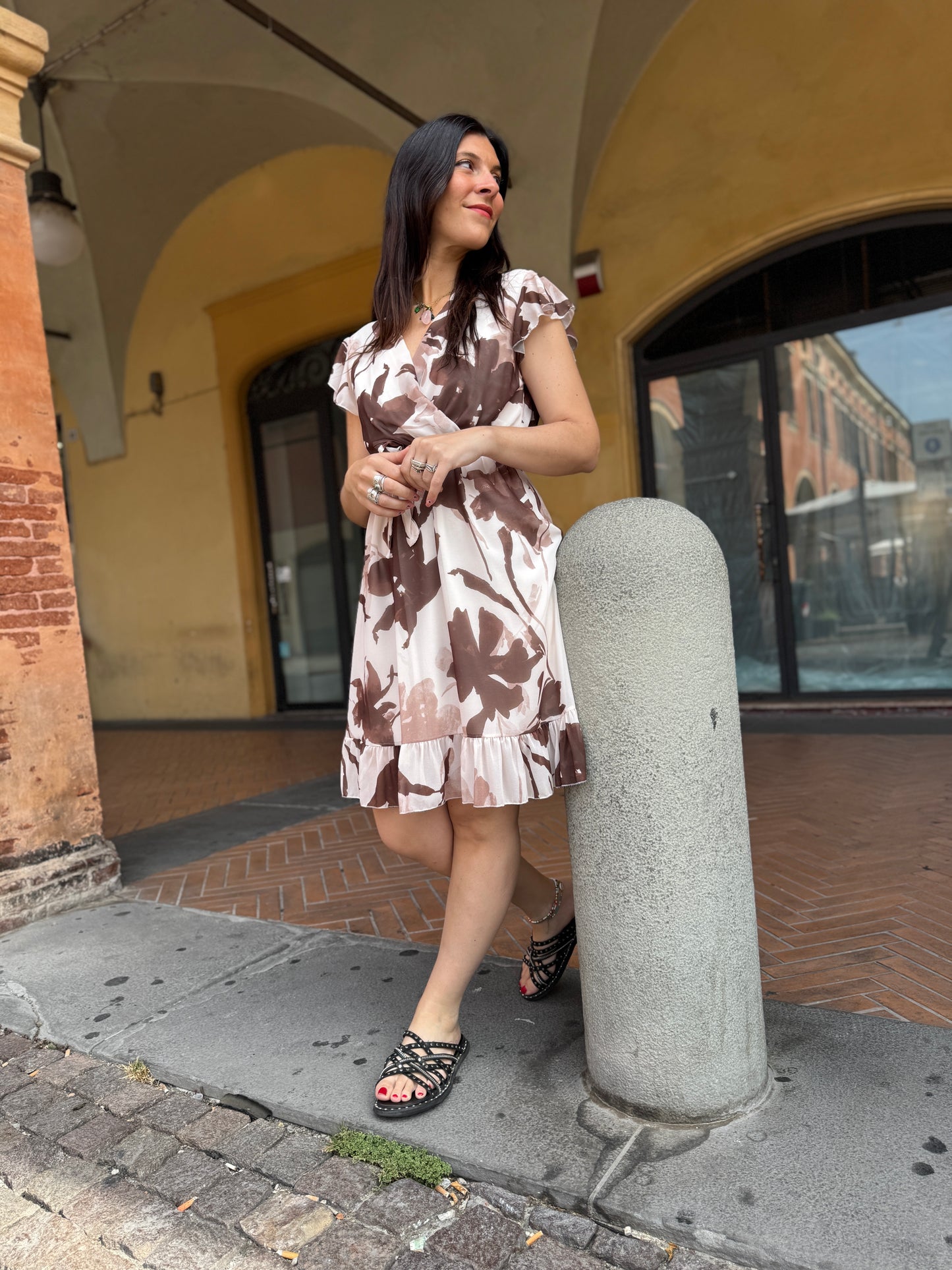 Abito romantico fiorito