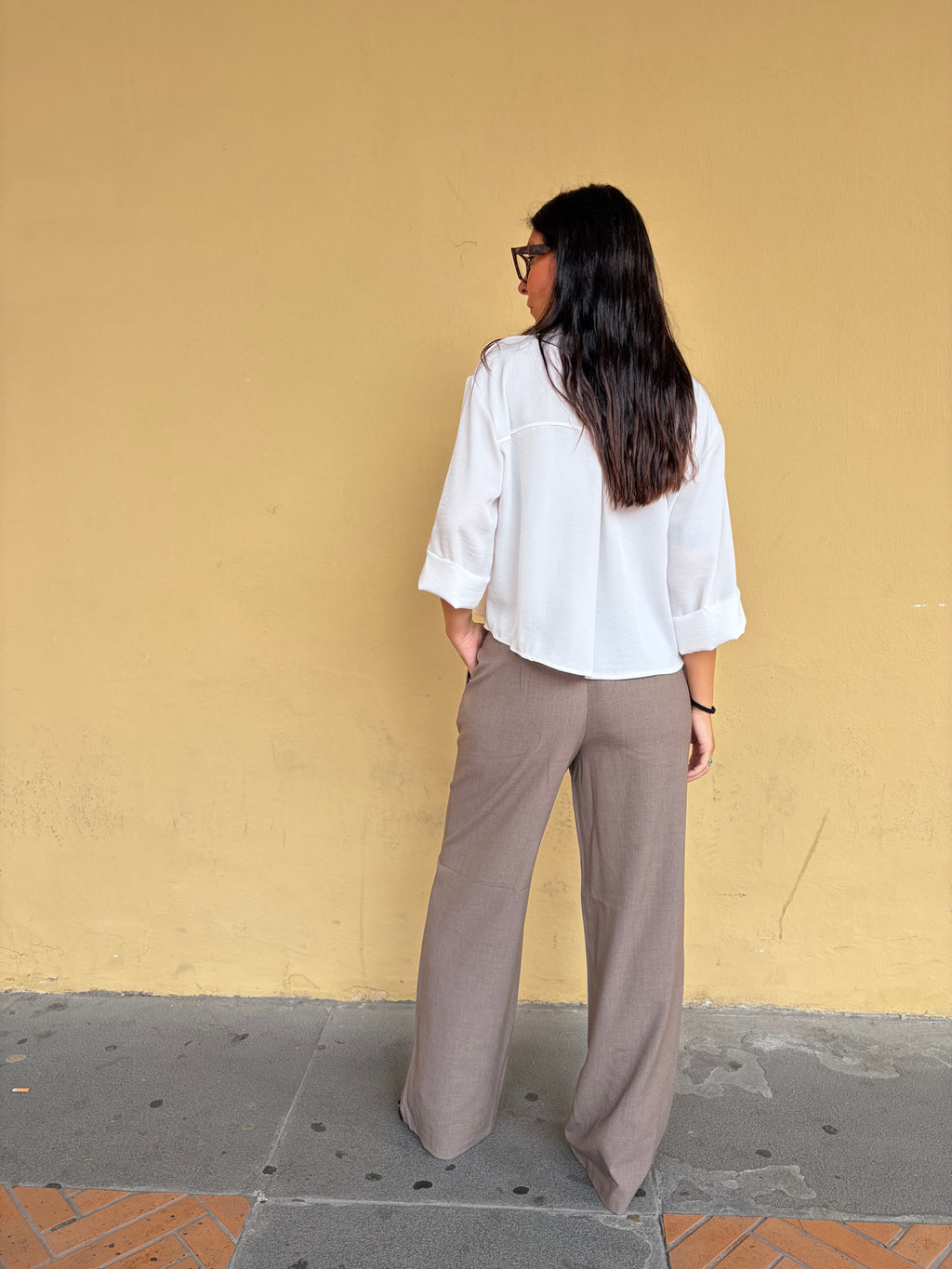 PANTALONE COPENAGHEN - tortora
