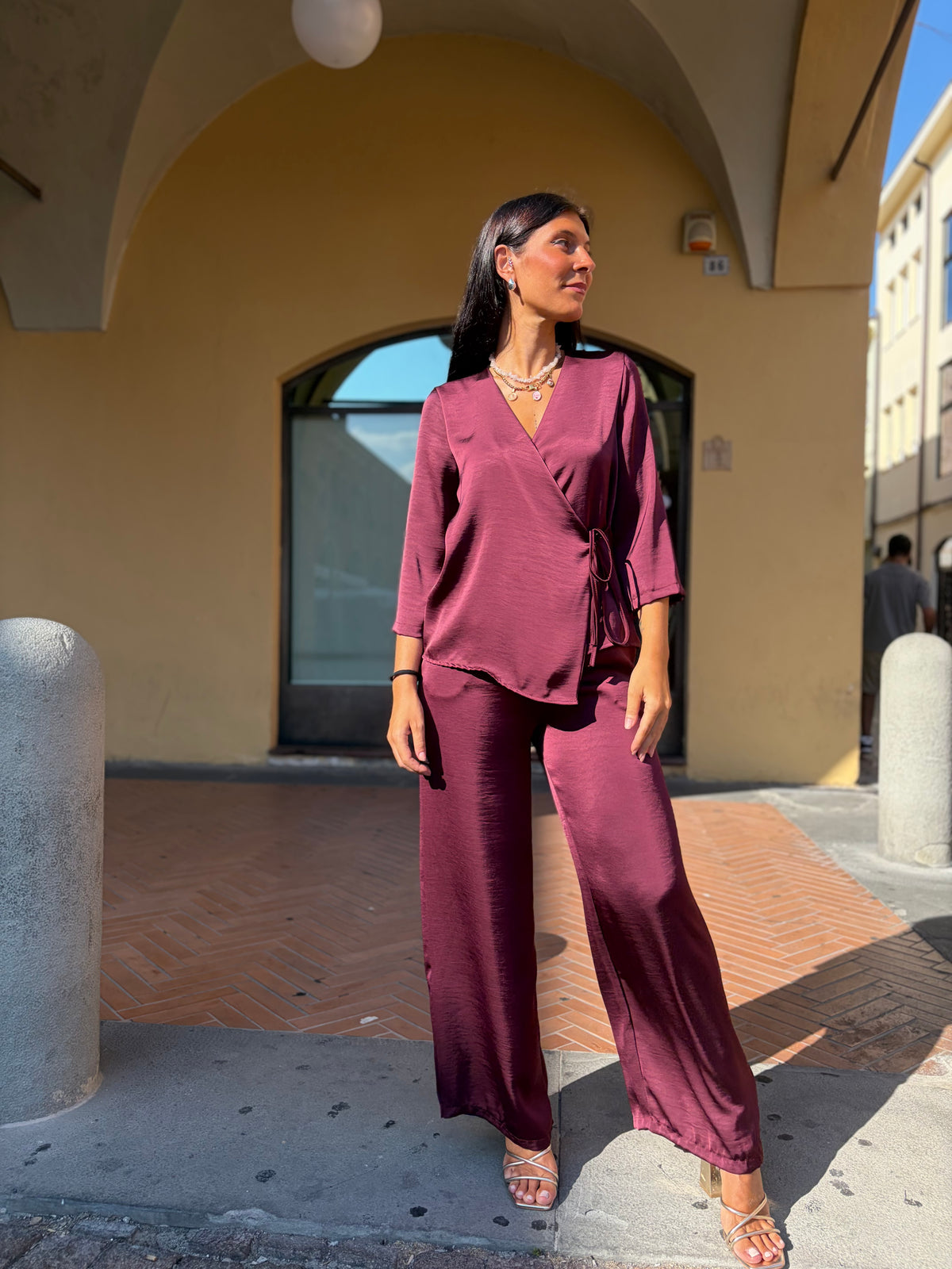 COORDINATO ANNETTE -vinaccia