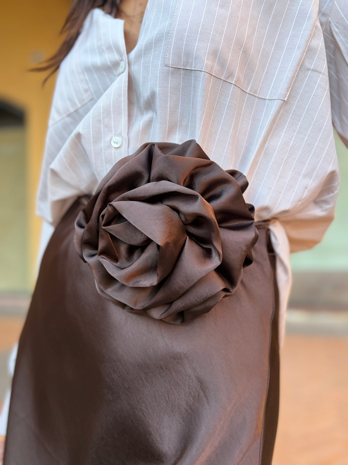 GONNA PEONIA -marrone