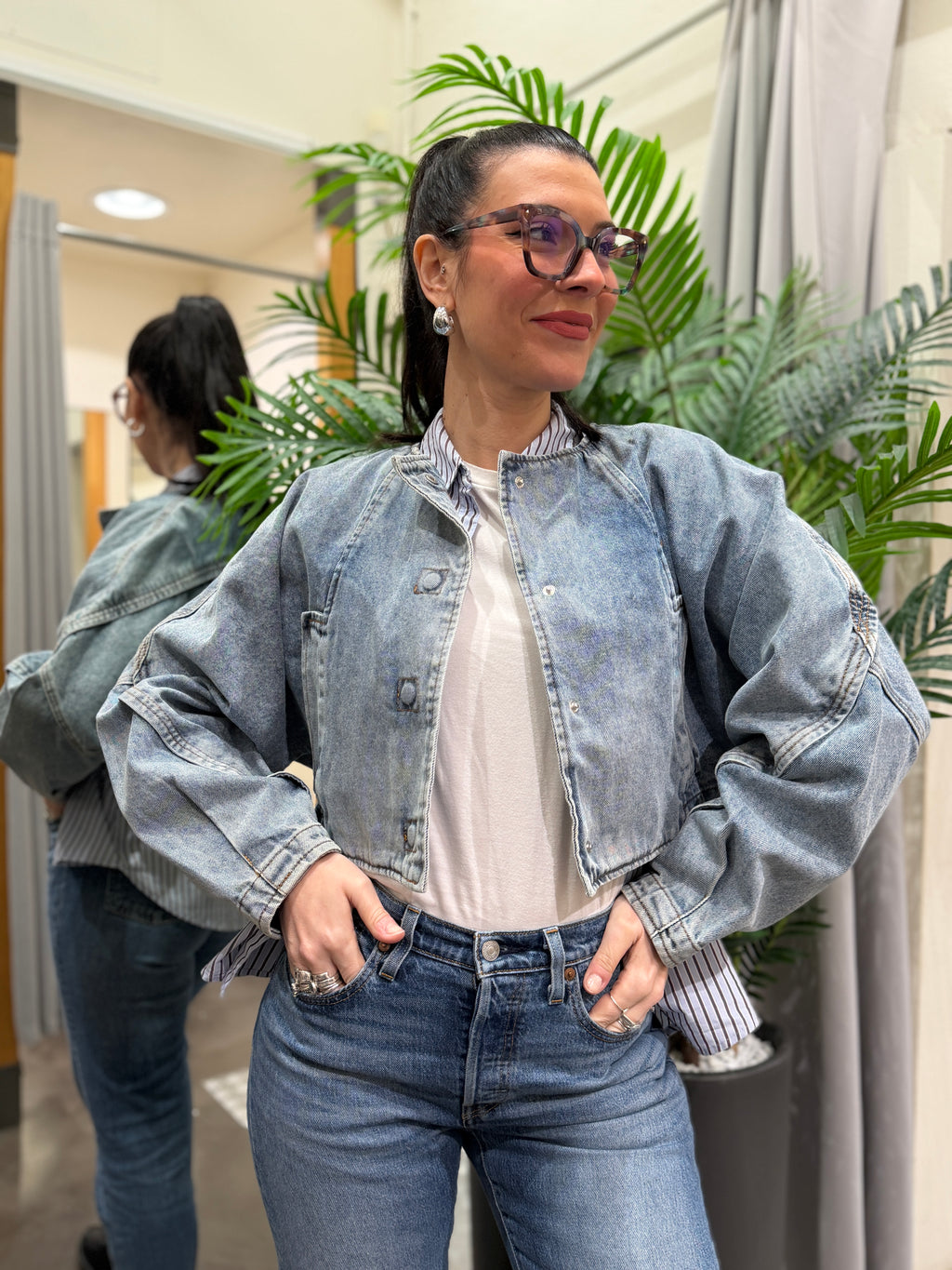 GIUBBINO JEANS BANANA