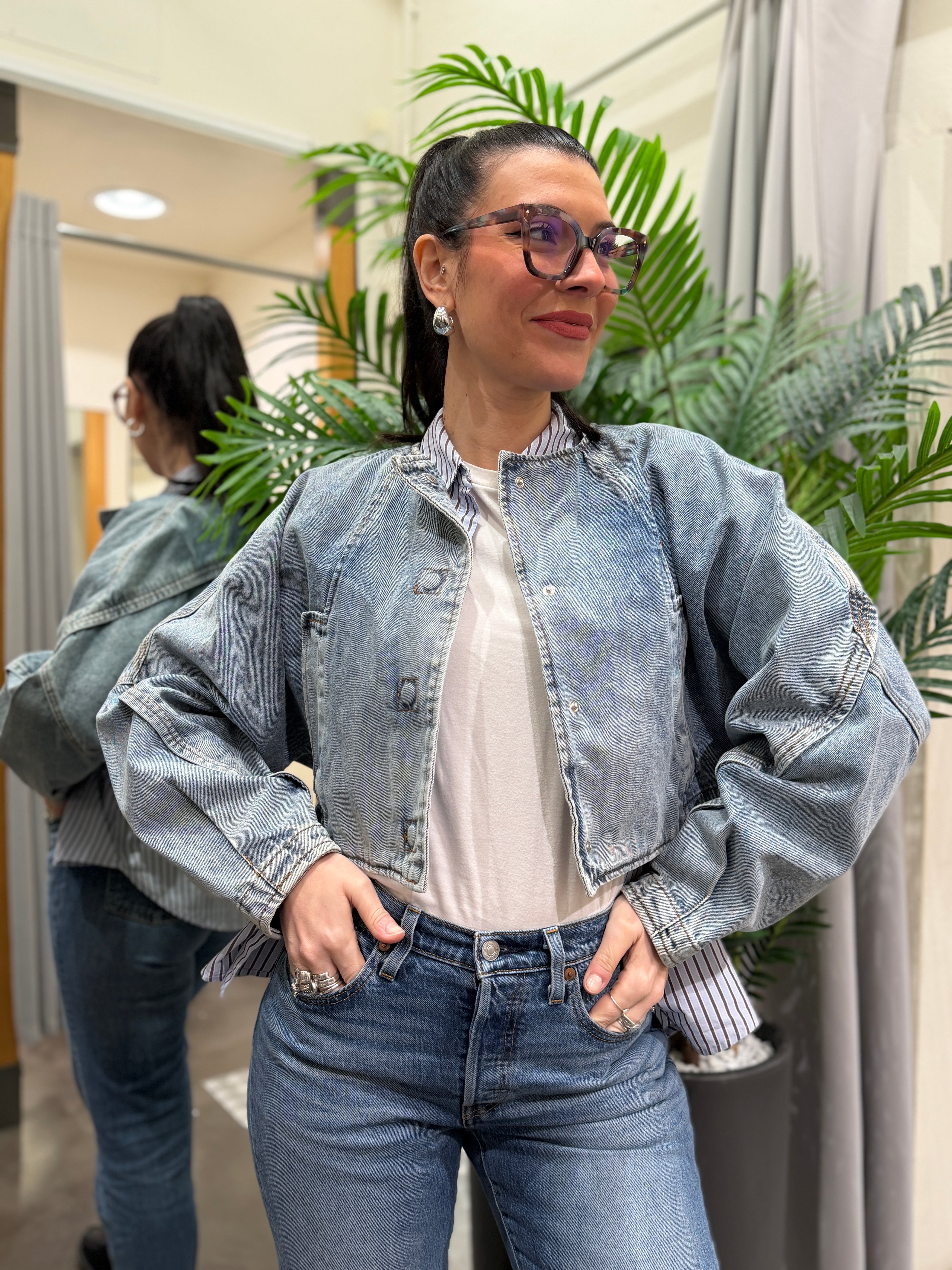 GIUBBINO JEANS BANANA