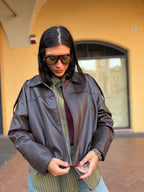 GIUBBINO AVIATOR - marrone