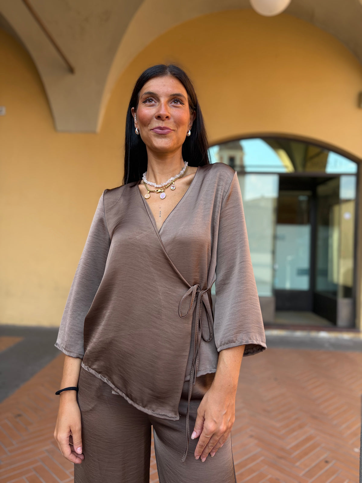 COORDINATO ANNETTE - tortora