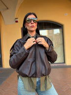 GIUBBINO AVIATOR - marrone