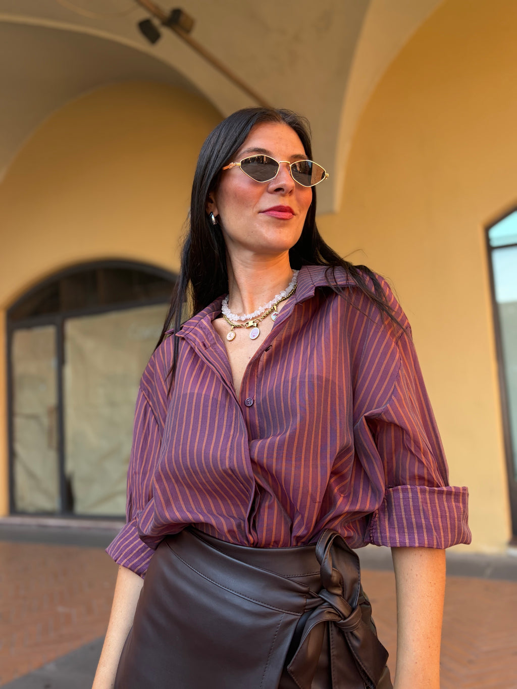 CAMICIA TULIPANO - vinaccia