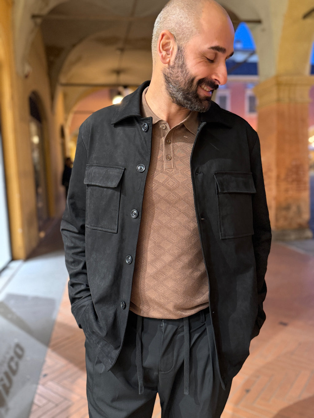 OVERSHIRT SUEDE
