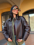 GIUBBINO AVIATOR - marrone