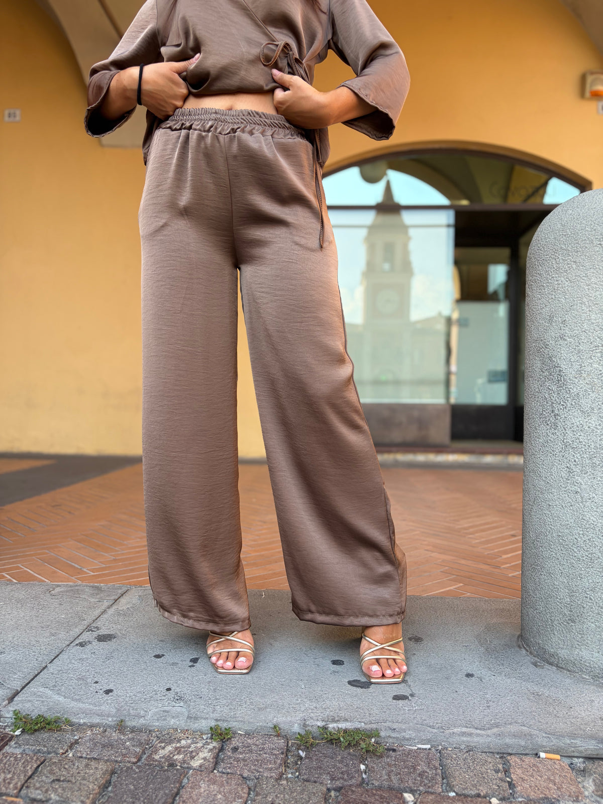 COORDINATO ANNETTE - tortora