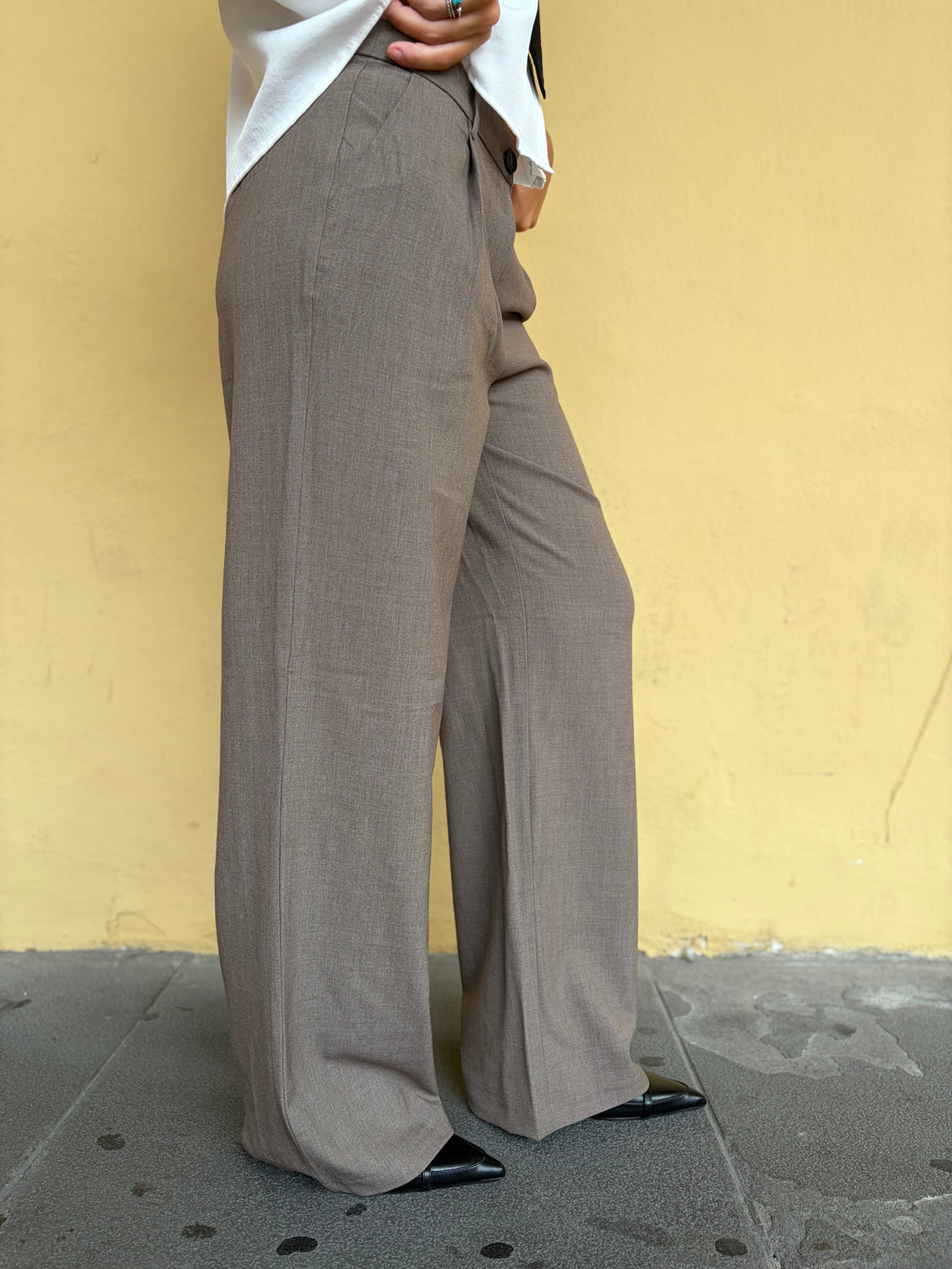 PANTALONE COPENAGHEN - tortora