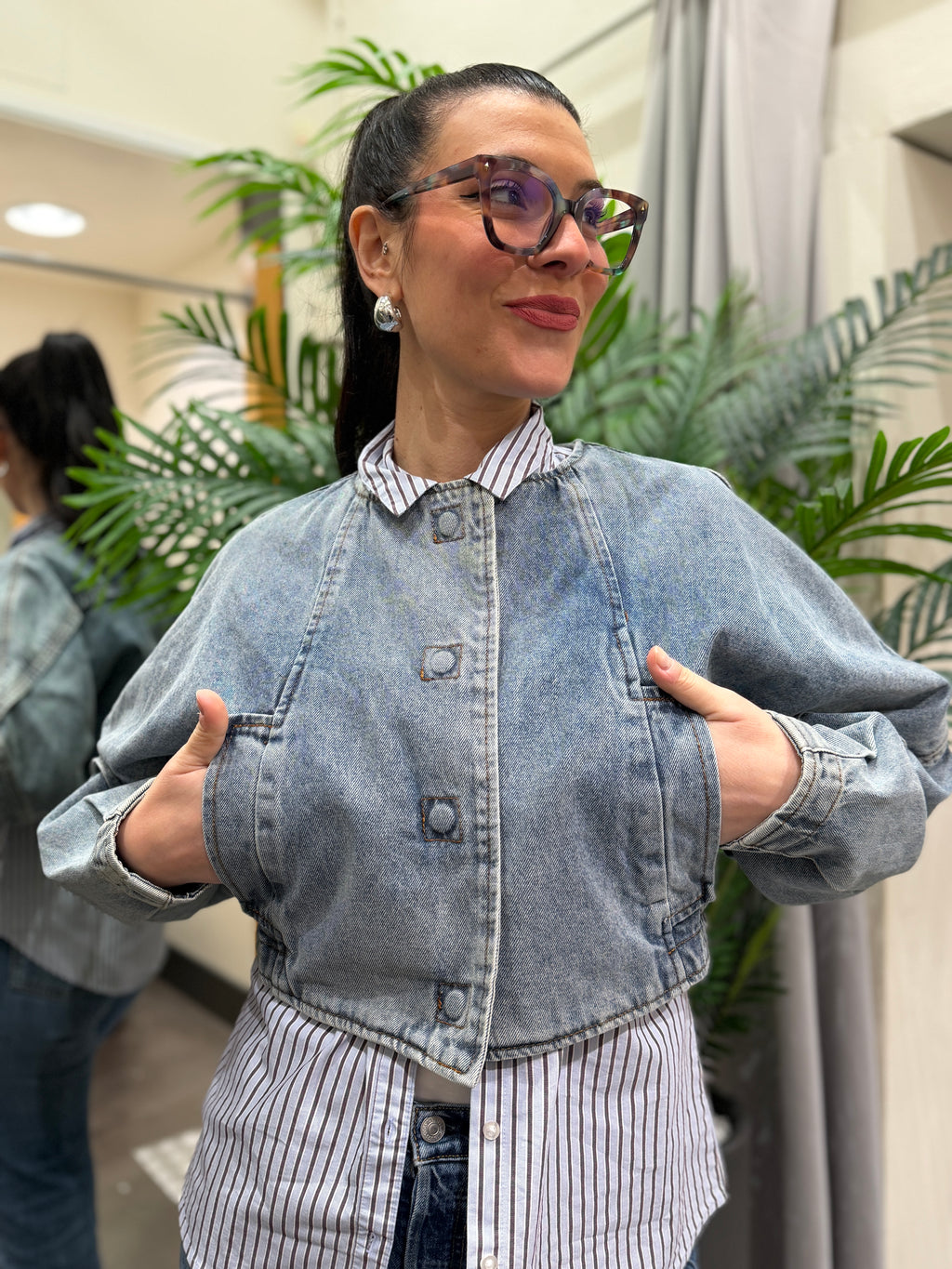 GIUBBINO JEANS BANANA