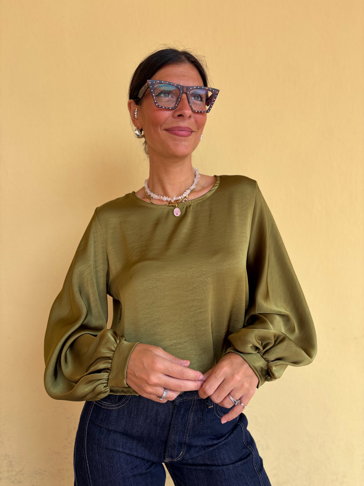 CAMICIA AZALEA - pistacchio