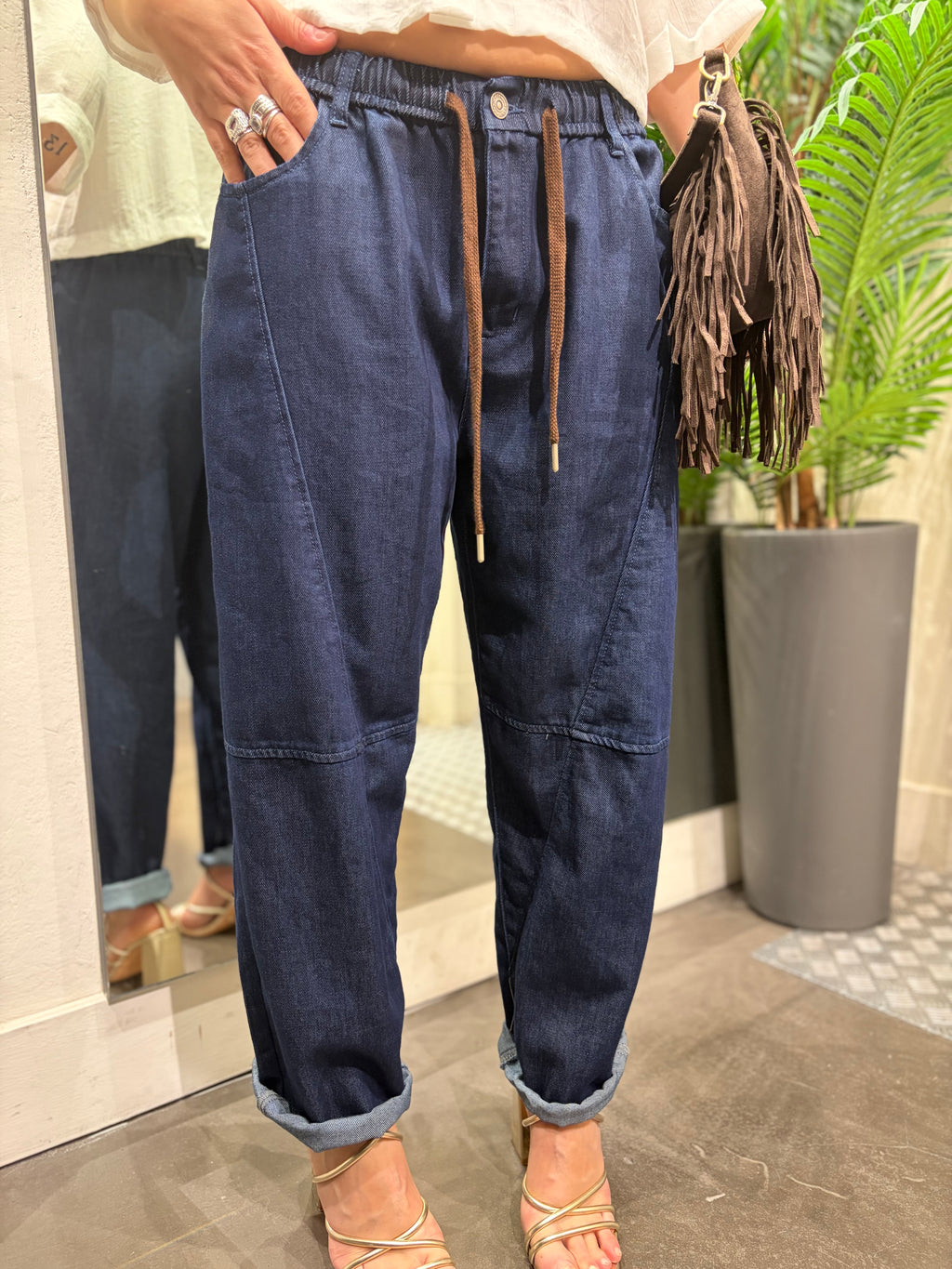 PANTALONE CHAMBRAY BARREL