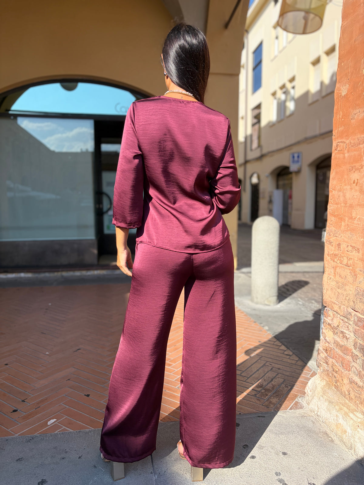 COORDINATO ANNETTE -vinaccia