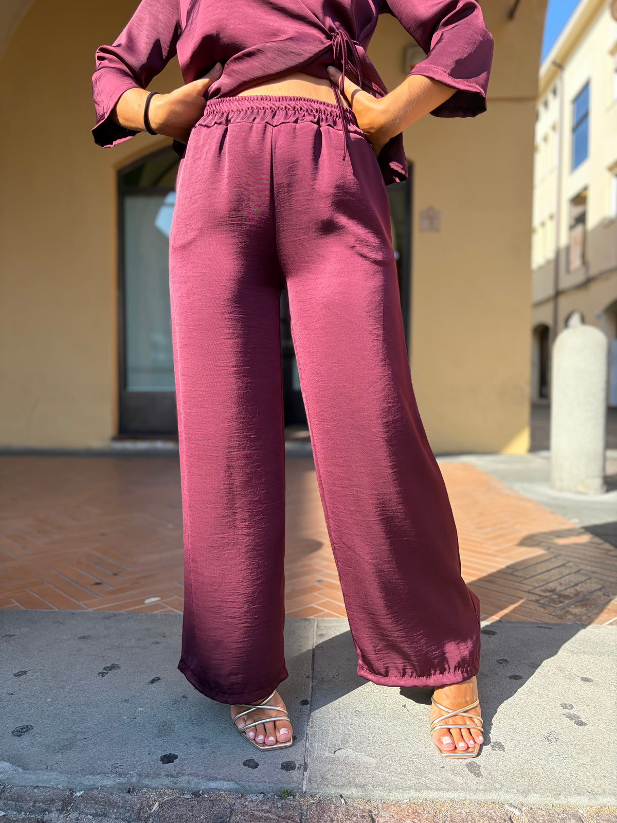 COORDINATO ANNETTE -vinaccia