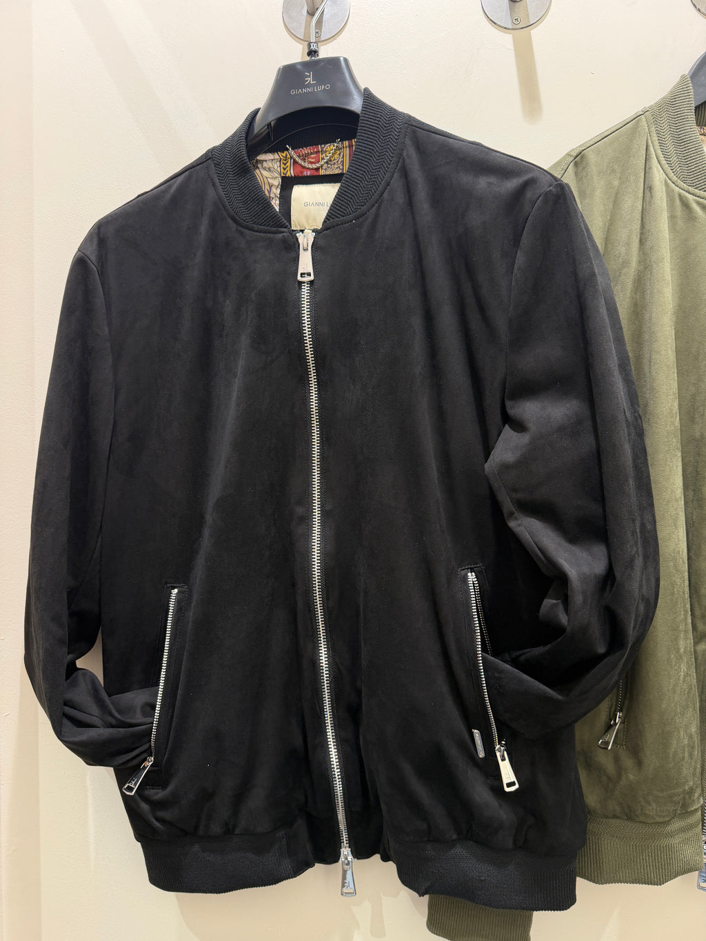 BOMBER SUEDE