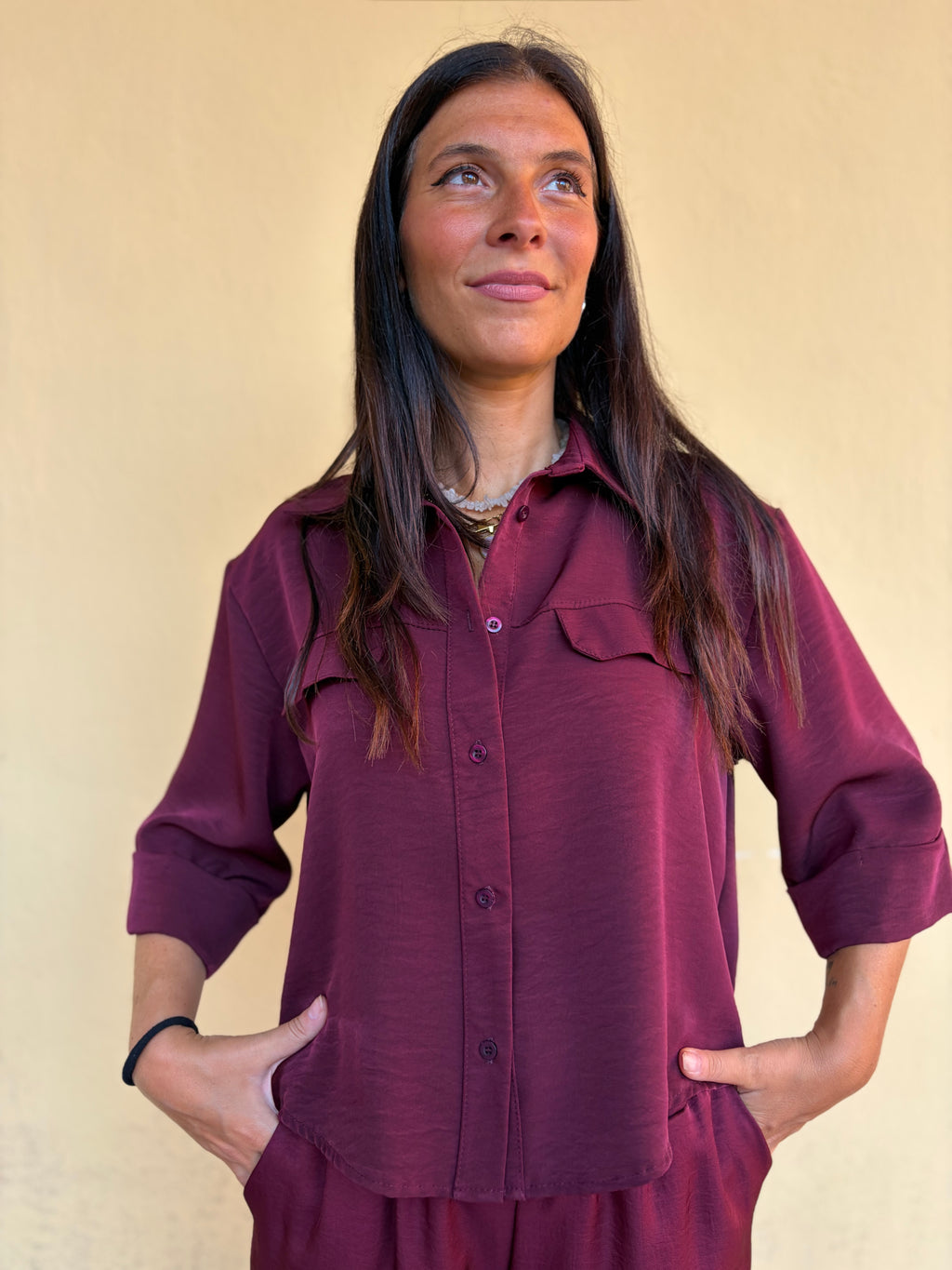 CAMICIA REBECCA - vinaccia