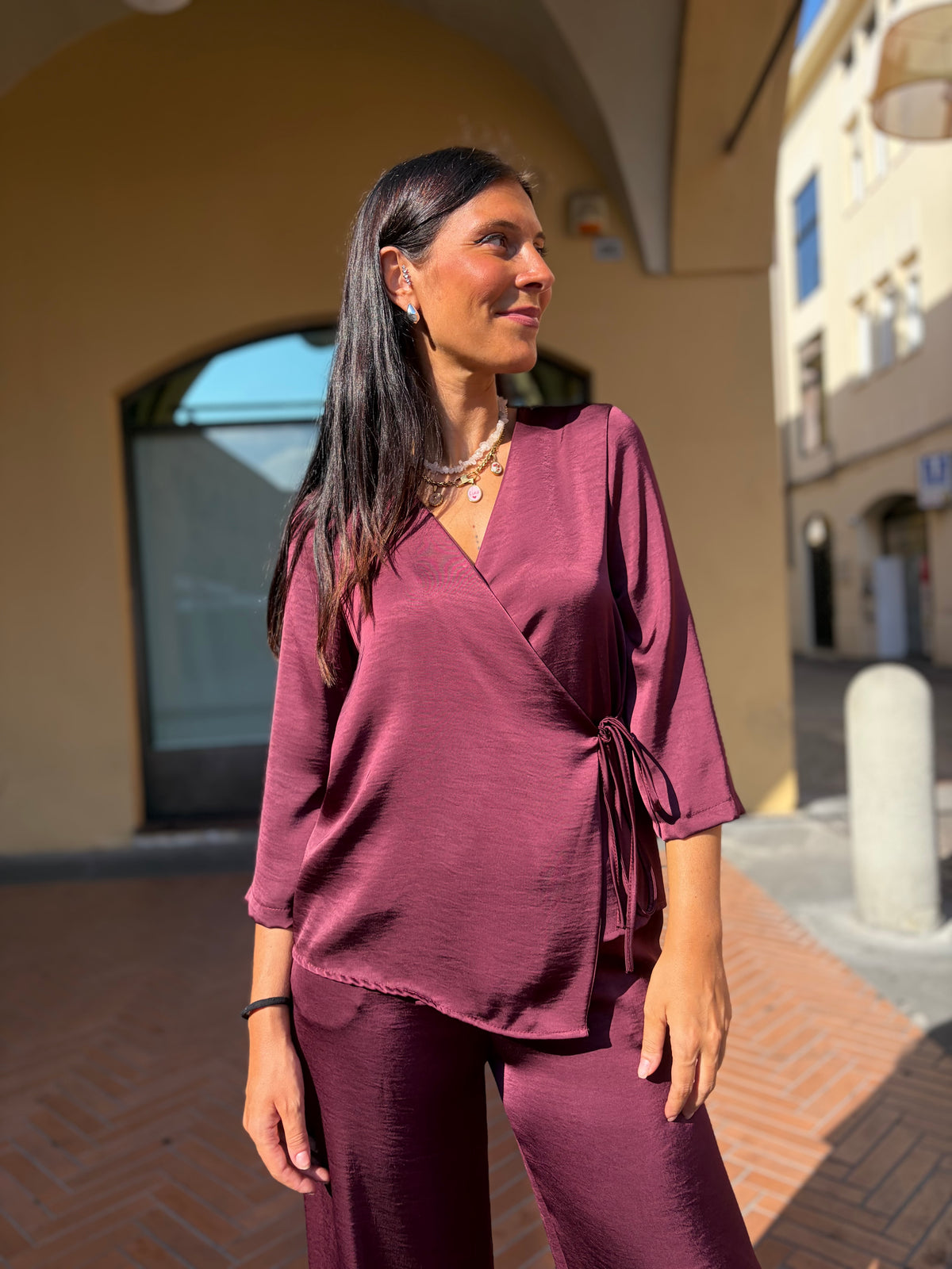 COORDINATO ANNETTE -vinaccia