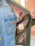 BOMBER SUEDE