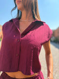 CAMICIA CROP LOLA