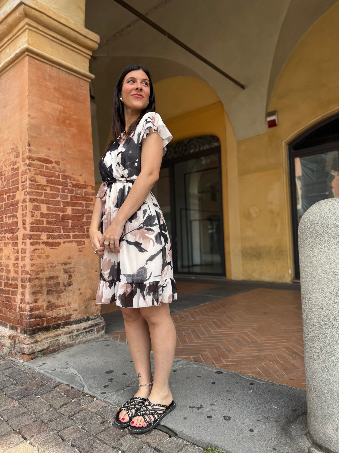 Abito romantico fiorito