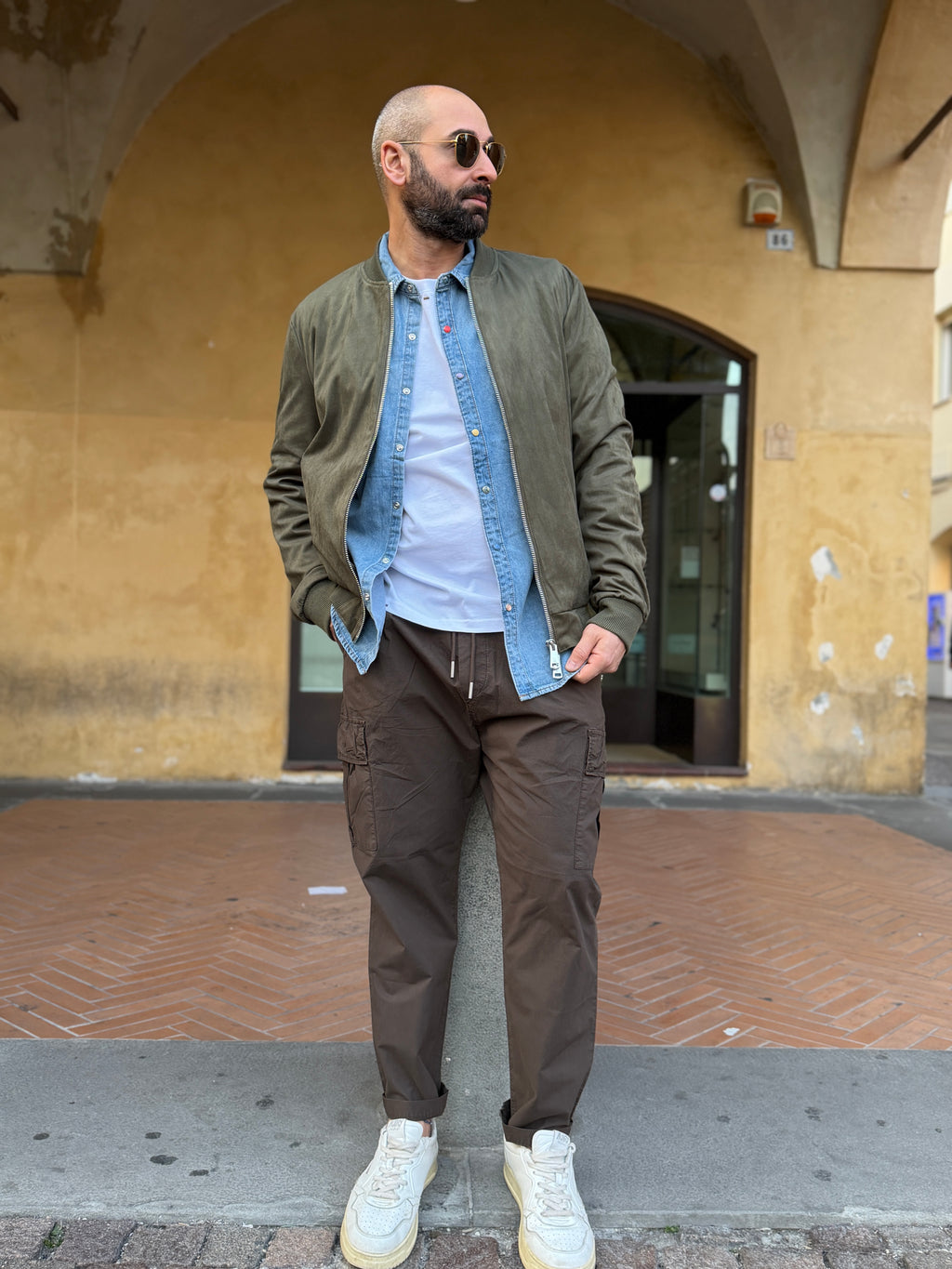 BOMBER SUEDE