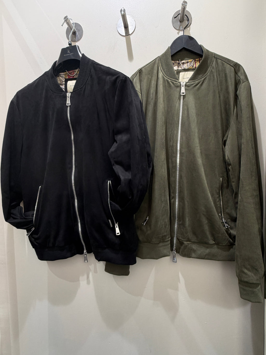 BOMBER SUEDE