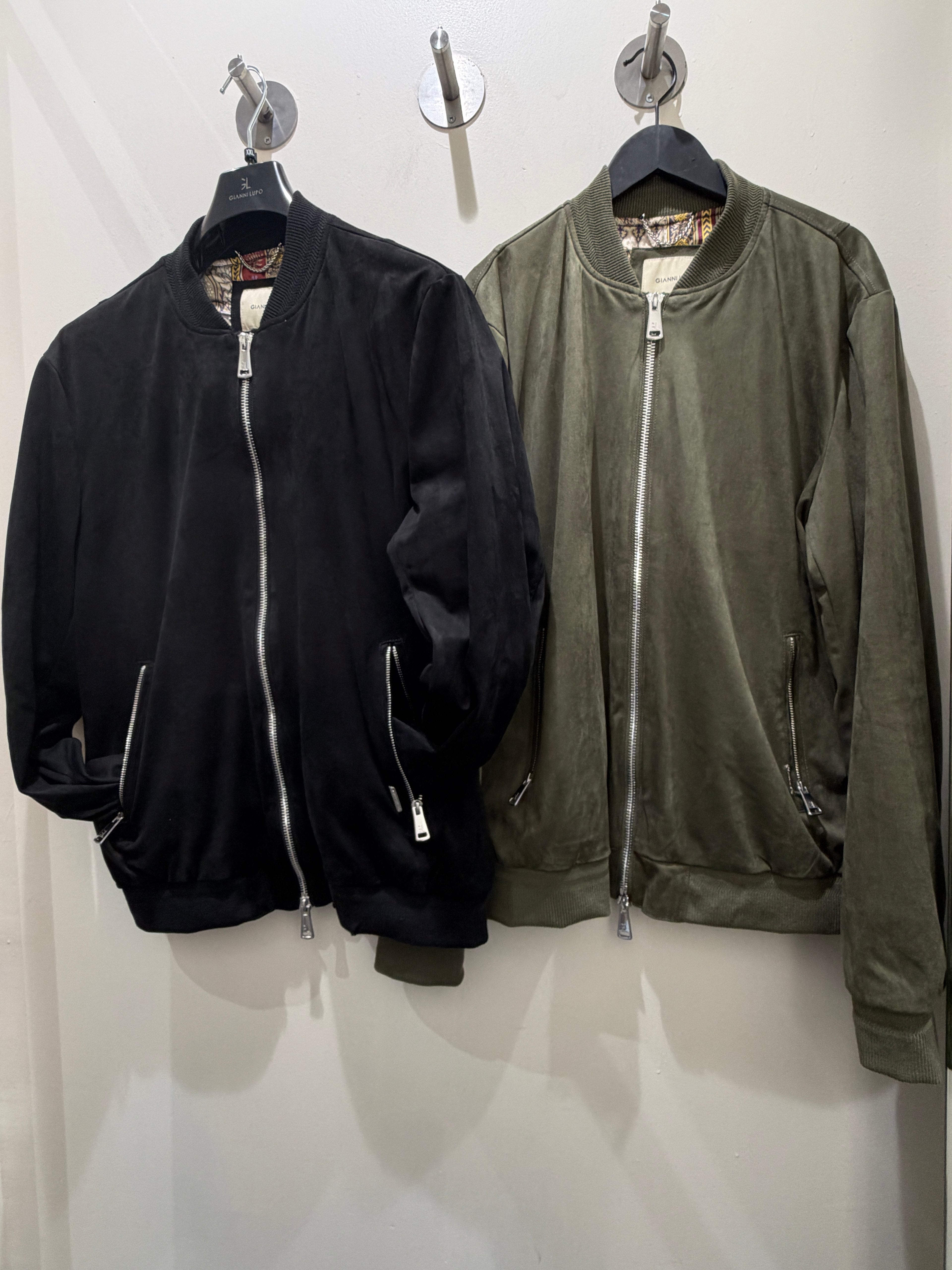 BOMBER SUEDE